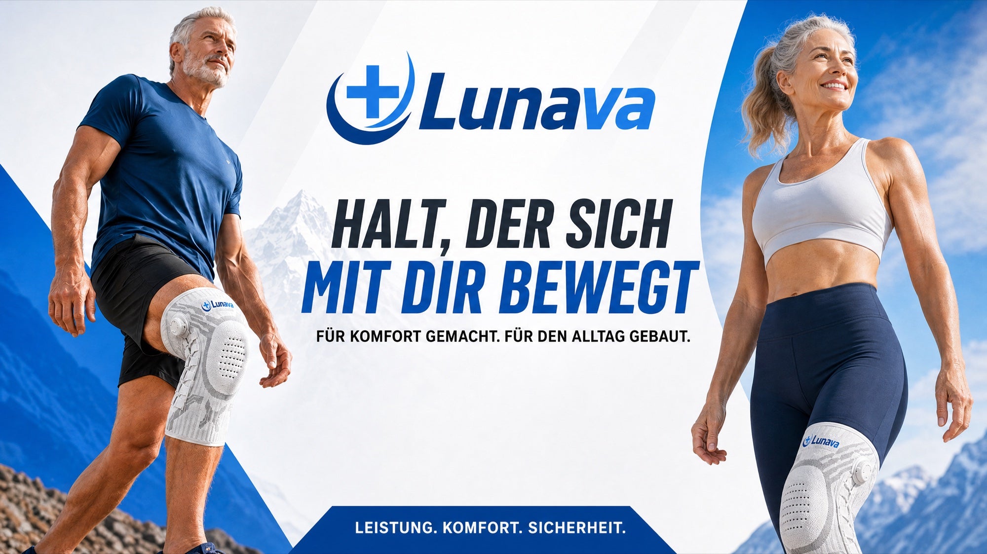 Lunava KnieHeld Kniebandage – Halt, der sich mit dir bewegt