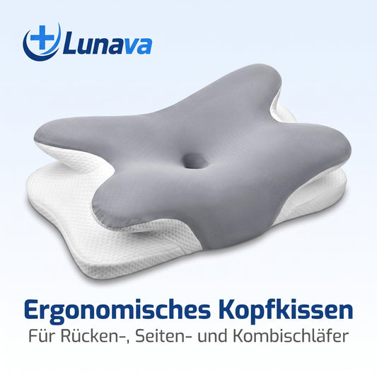 Lunava™ Ergonomisches Kopfkissen – Kopkissen