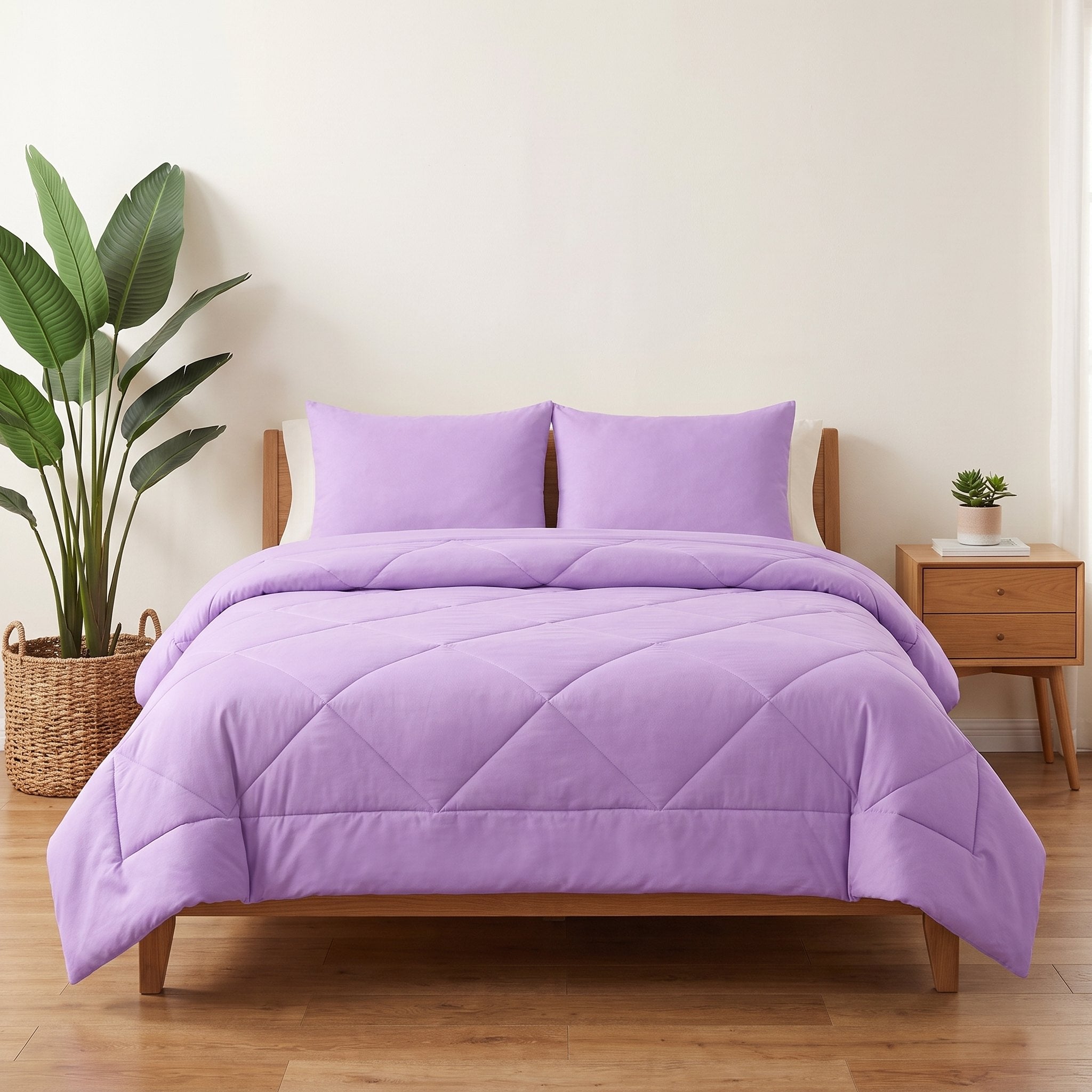 Lunava 2-in-1 Bettdecke in Abendviolett