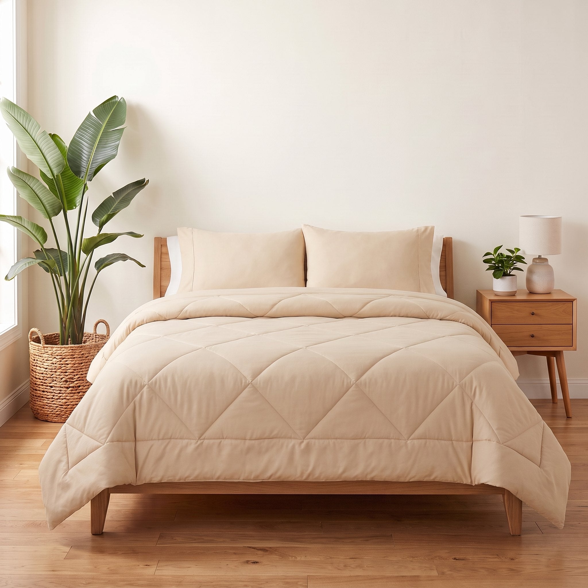 Lunava 2-in-1 Bettdecke in Cremebeige