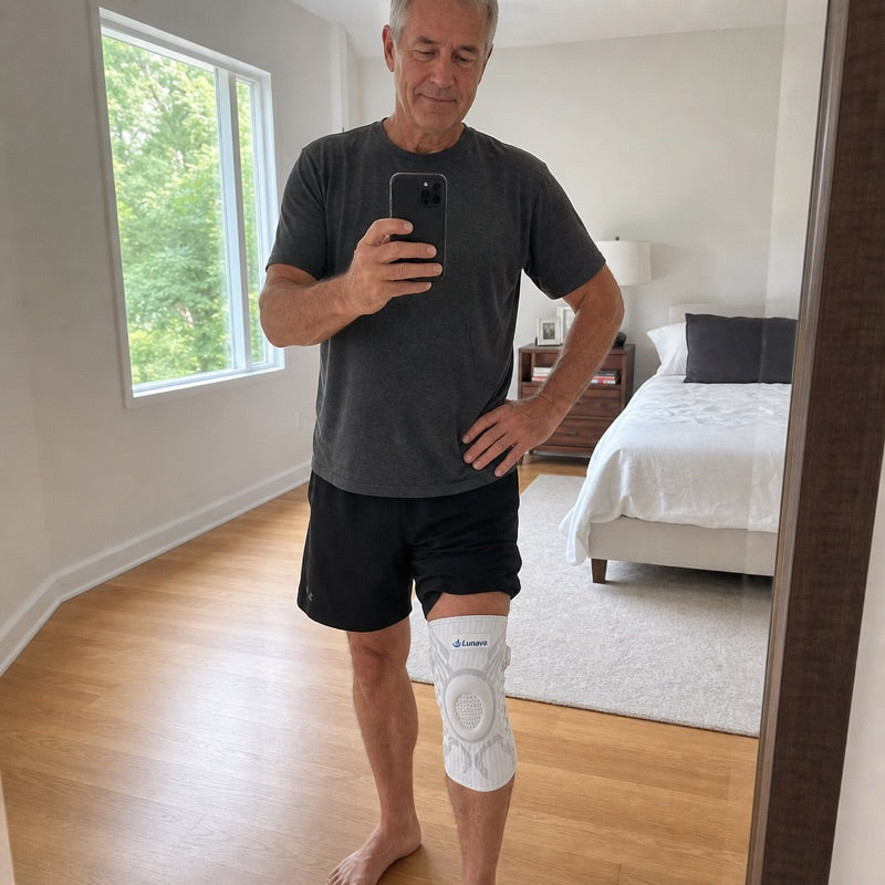 Kundenfoto: Lunava KnieHeld Kniebandage am Knie