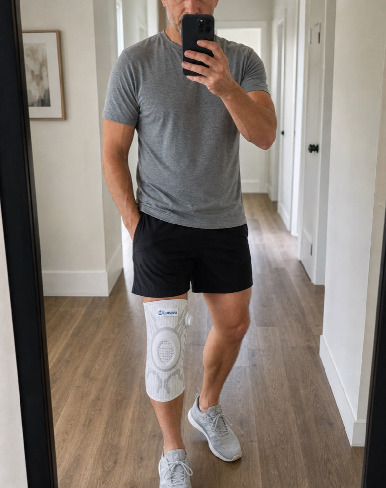 Kundenfoto: Lunava KnieHeld Kniebandage am Knie
